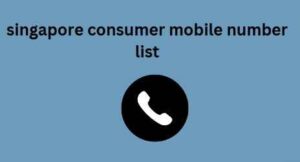 singapore consumer mobile number list