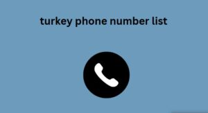 turkey phone number list