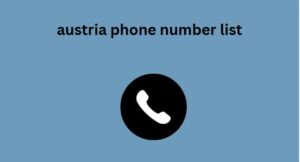 austria phone number list