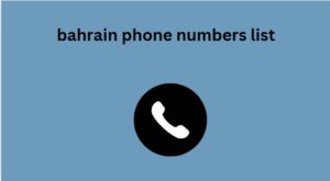 bahrain phone numbers list