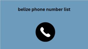 belize phone number list