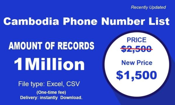 500K Test Cambodia B2C Phone Data