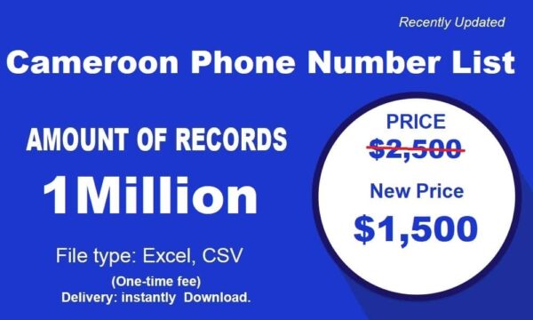 500K Test Cameroon B2C Phone Data