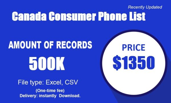 Canada Consumer B2C Phone Data