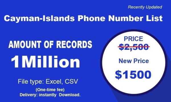 500K Test Cayman-Islands B2C Phone Data