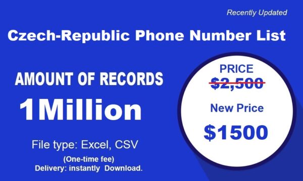 500K Test Czech-Republic B2C Phone Data