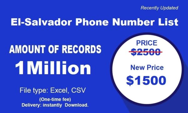 500K Test El-Salvador B2C Phone Data