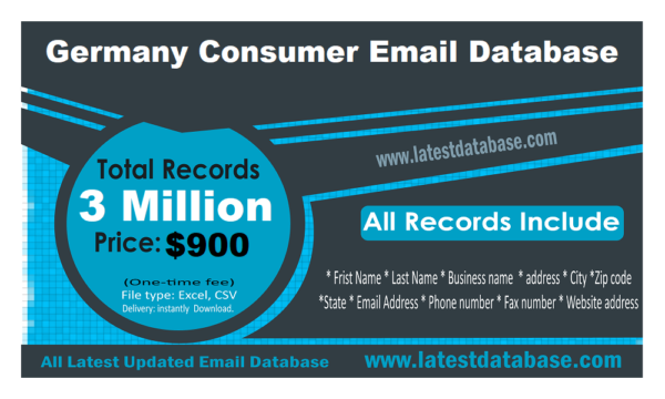 Germany B2C Email Data