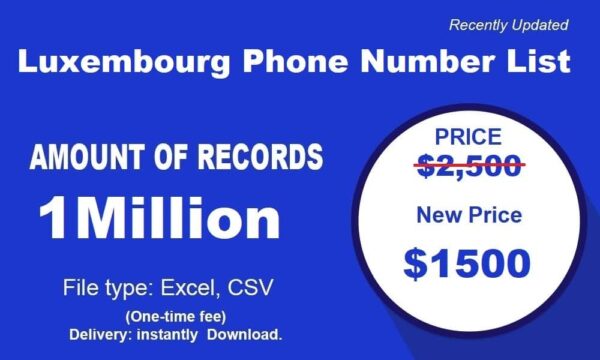 500K Test Luxembourg B2C Phone Data