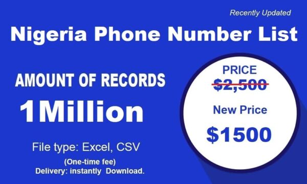 500K Test Nigeria B2C Phone Data