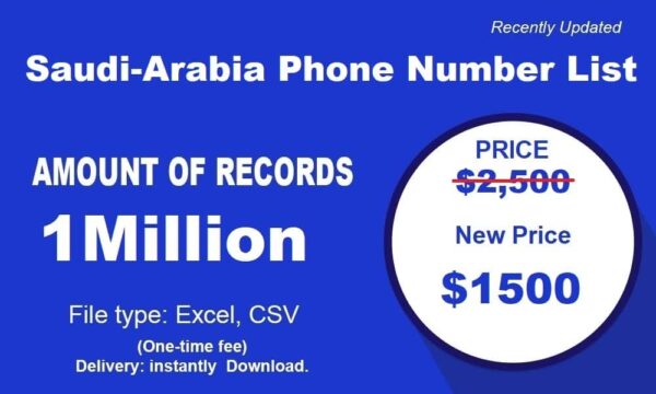 500K Test Saudi-Arabia B2C Phone Data