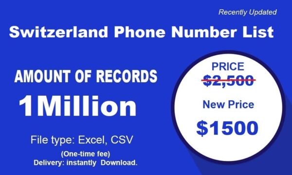 1 Million Full Switzerland B2C Phone Data