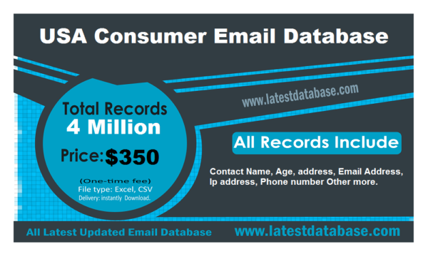 USA B2C Email Data