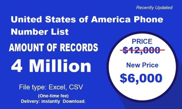 1 Million USA B2C Phone Data