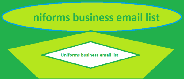 Uniforms B2C Email Data