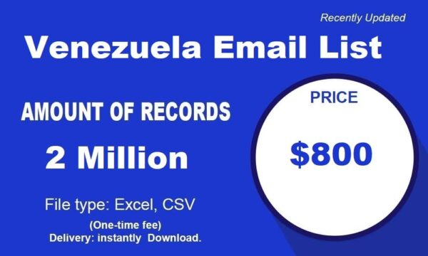 Venezuela B2C Email Datas