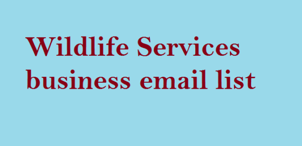 Wildlife Services B2C Email Data